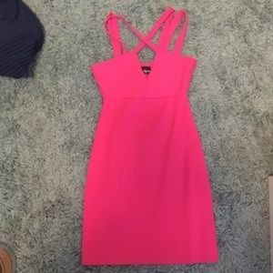 NBD XNaven twins Hot Pink super cute bodycon dress